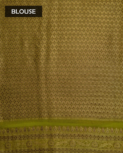 Green Chiffon Saree