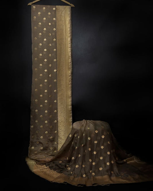 Handloom Pure Chiffon Saree