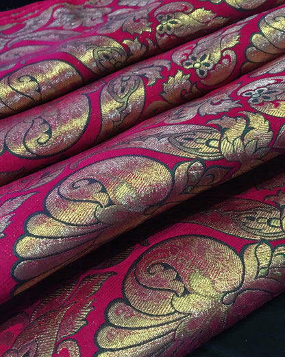 Pure katan Fabric with Seamless Motif - KG2232