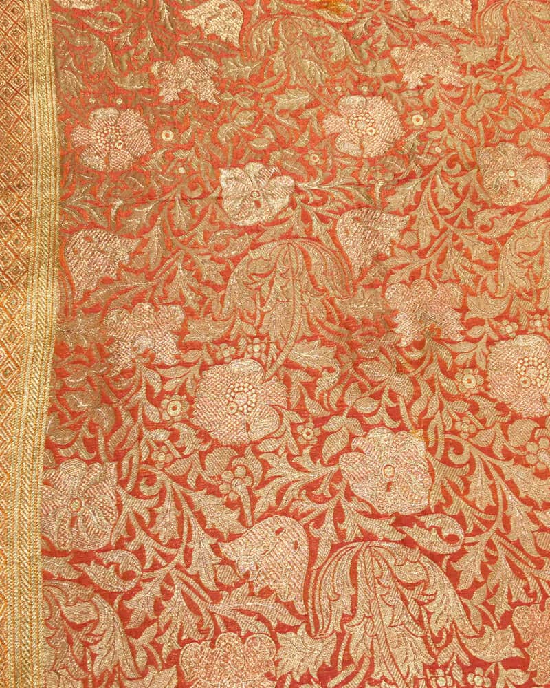 Handloom Pure Banarsi katan Silk - KG2245