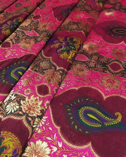Handloom Pure Banarsi katan Silk - KG933