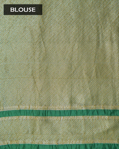 Green Katan Silk Saree