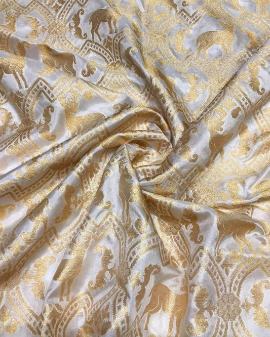 Handloom Pure Banarsi katan Silk - KK2271D