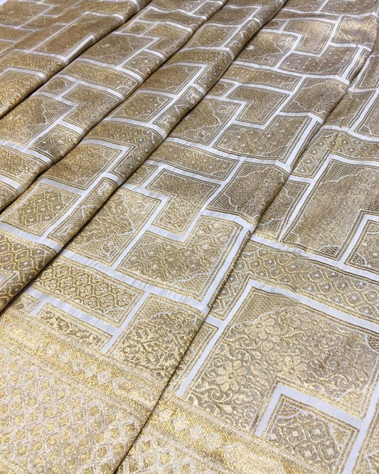 Handloom Pure Banarsi katan - KK2296T