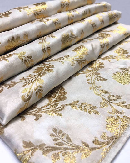 Handloom Pure Banarsi katan Silk - KK322MT