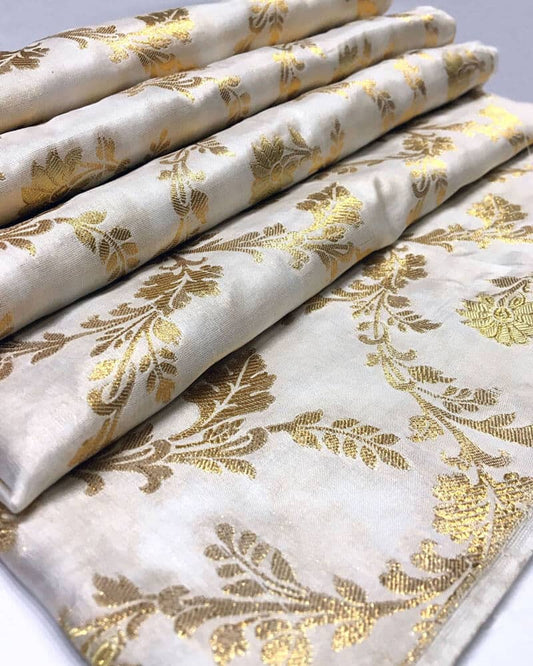 Handloom Pure Banarsi katan Silk - KK322MT