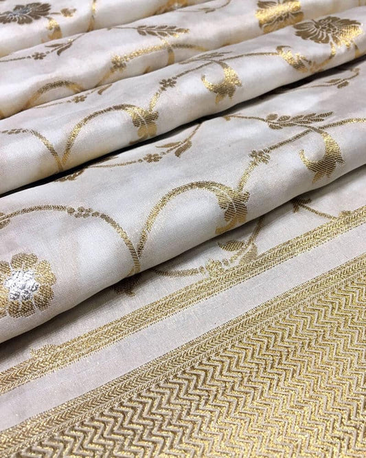 Handloom Pure Banarsi katan Silk - KKB2164