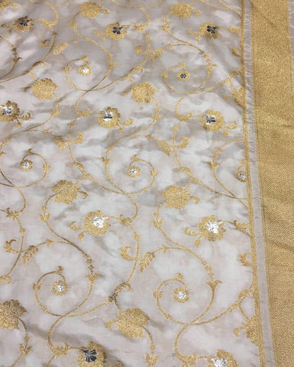 Handloom Pure Banarsi katan Silk - KKB2164