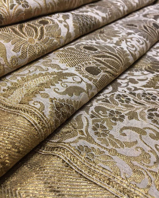 Pure Chiffon with Tehra Mughal Motifs
