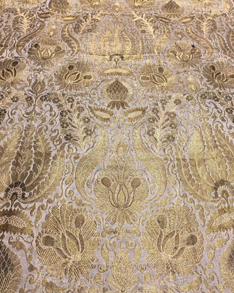 Pure Chiffon with Tehra Mughal Motifs