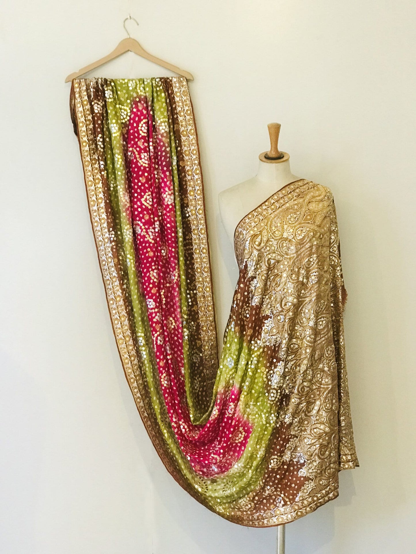 Pure Katan Bandhani Dupatta - DKK259BM-1